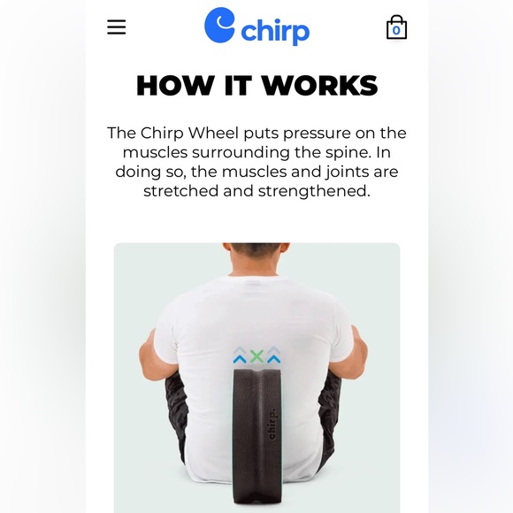 CHIRP WHEEL+ | Yoga Wheel in Black and Mint 10” - Picture 4 of 7